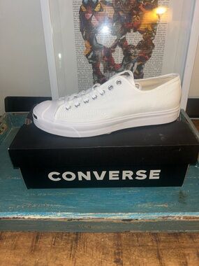 Converse White Low-Top Canvas Sneaker